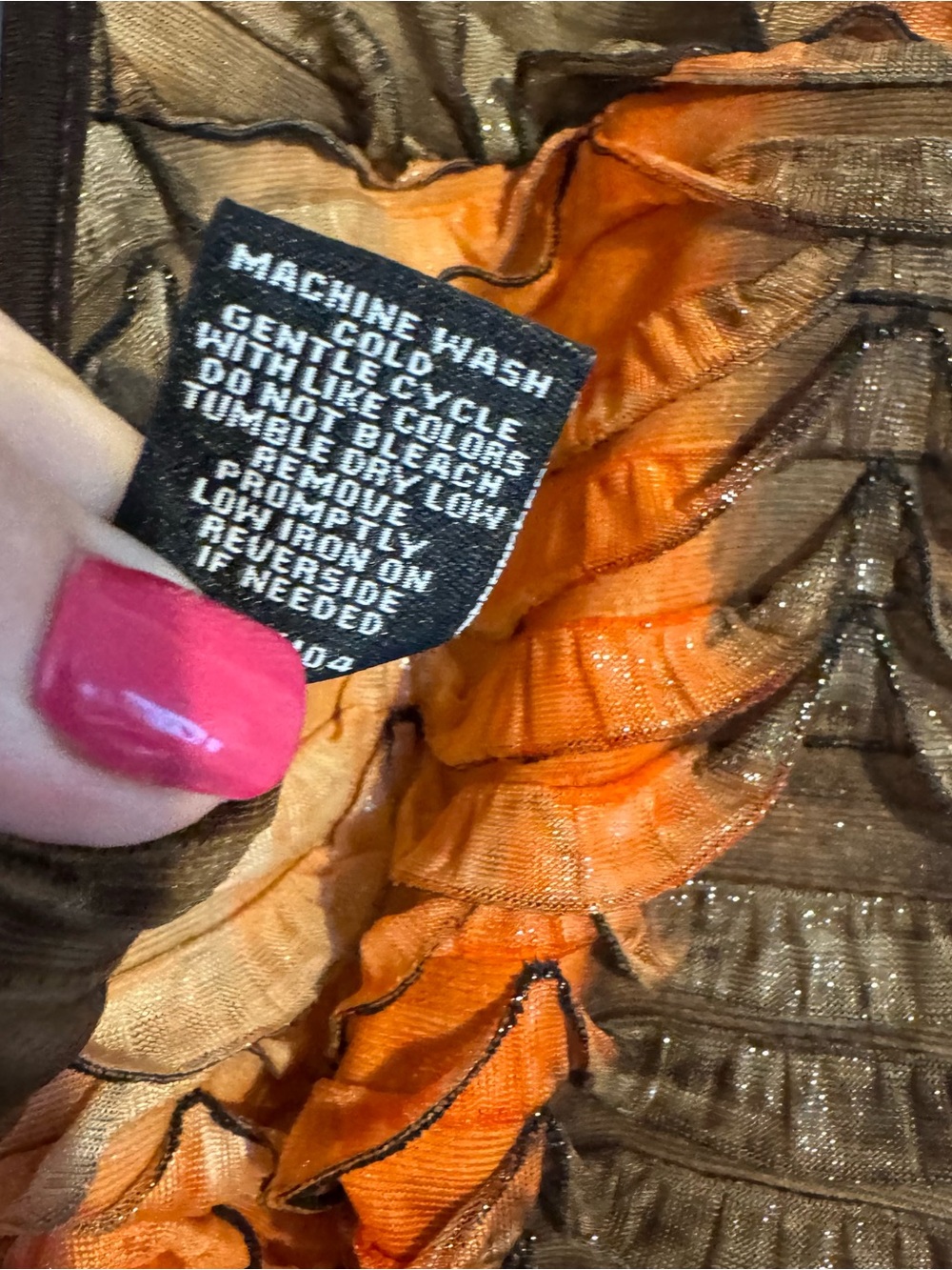 FALL COLORS!! From New Directions Scalloped Layers Top PLUS: 1X #I - Picture 7 of 9